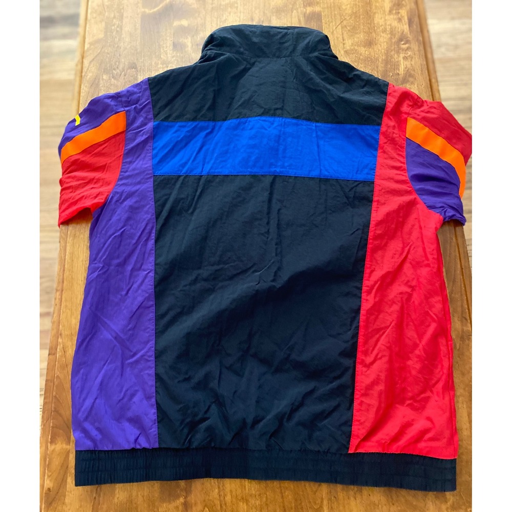 Nike Air Jordan Retro Colorblock Hooded Windbreaker Pullover Jacket Men's L - Picture 13 of 16